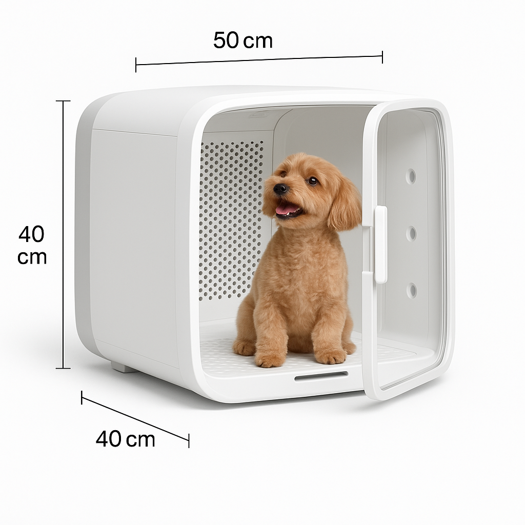 DOGMA DryCube — la cabina que seca a tu perro en minutos