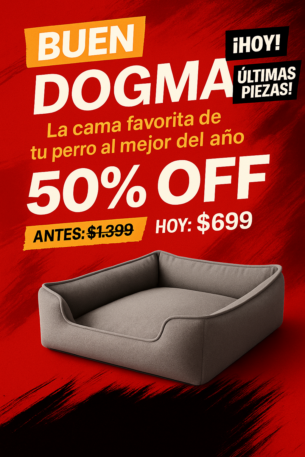 DOGMA CloudBed la cama ortopédica que cuida sus articulaciones