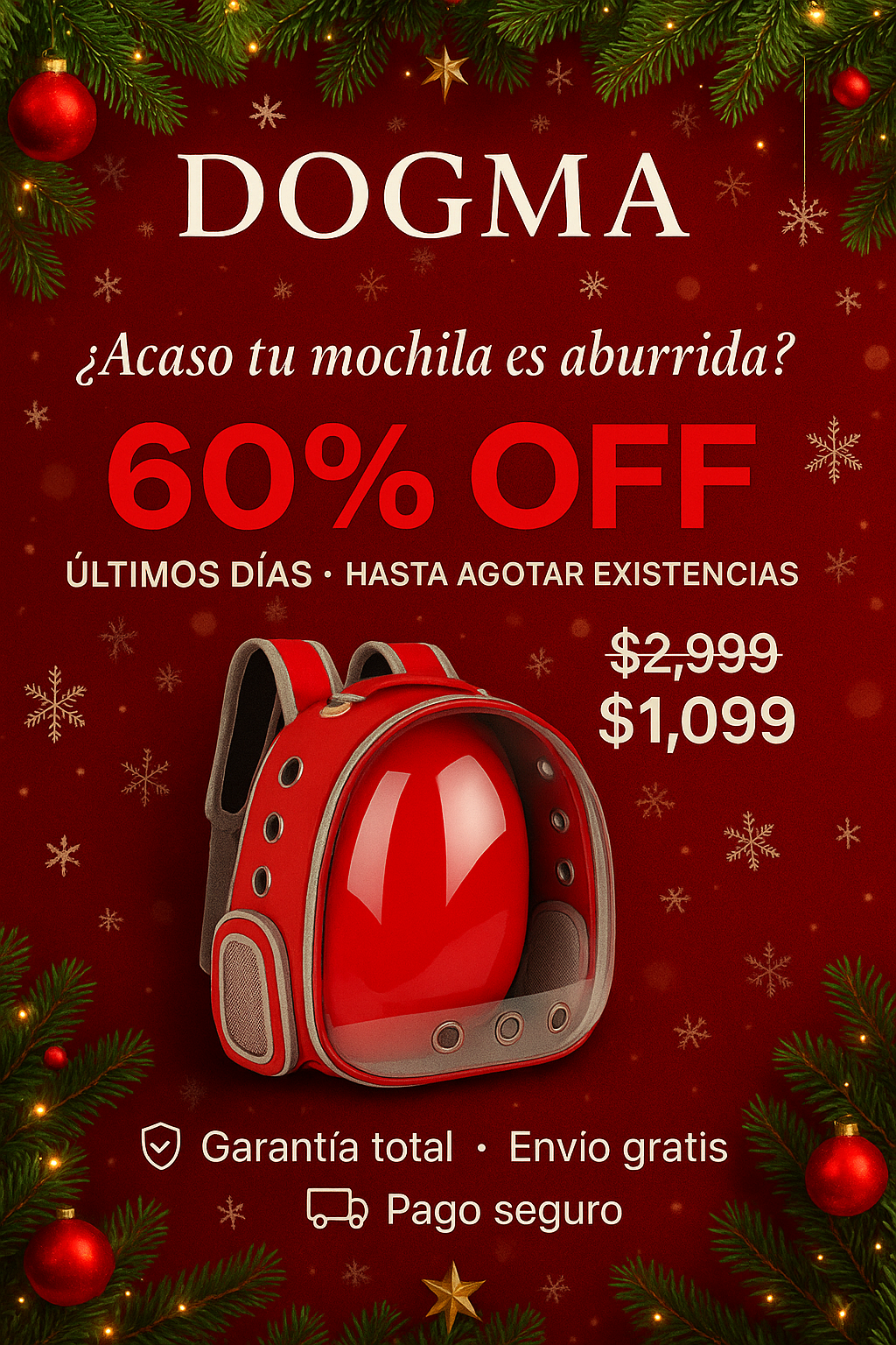 DOGMA AirPack la mochila para perros