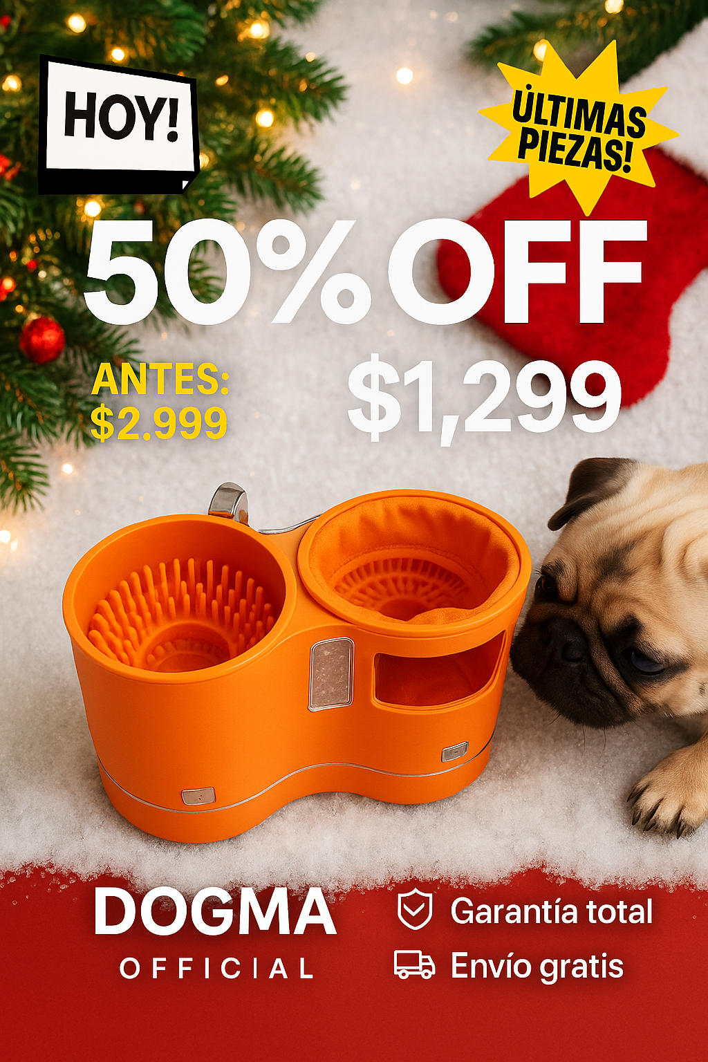 DOGMA PawClean – Limpiador de Patas 2 en 1