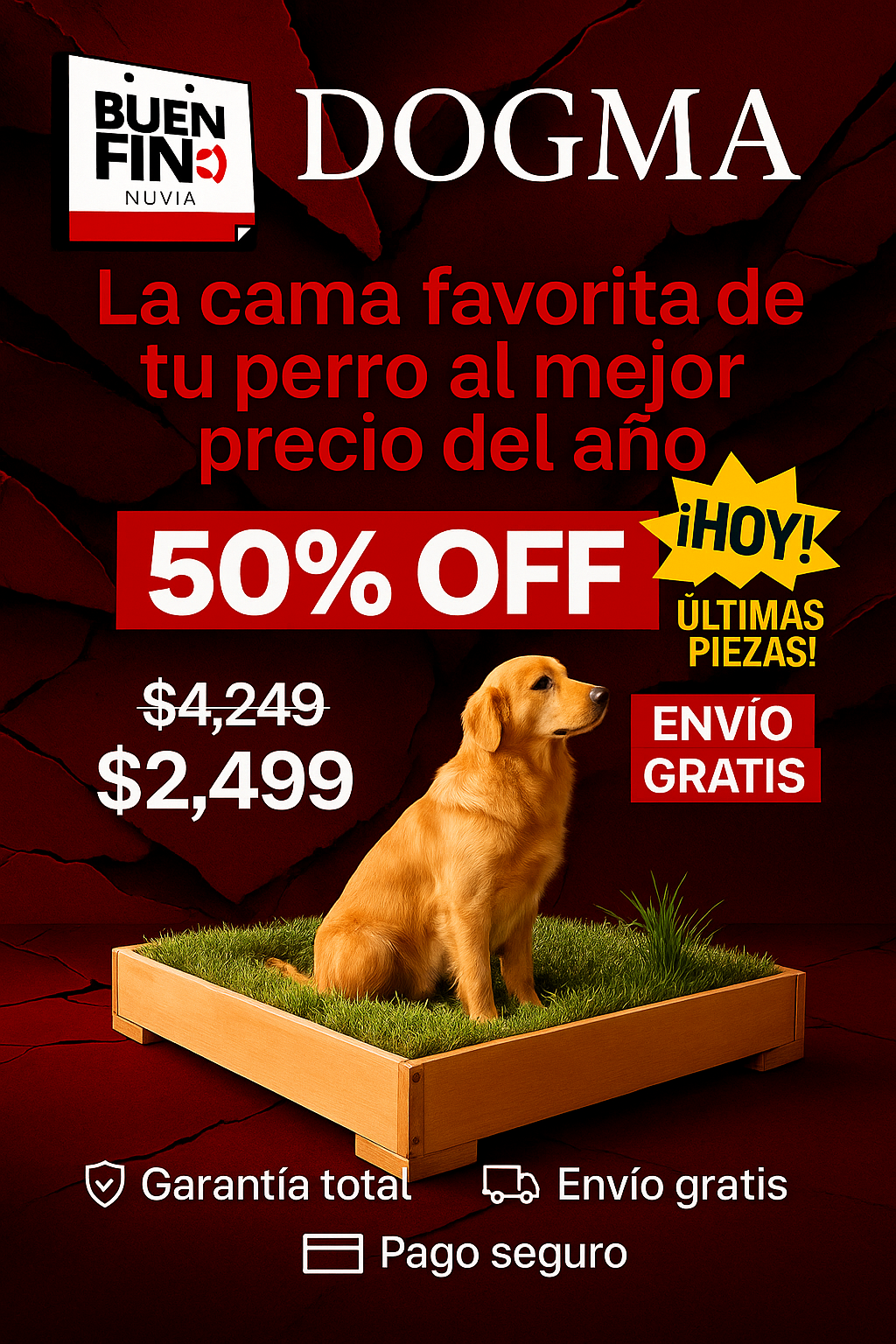 DOGMA LawnBox mantiene tu hogar limpio y sin olores.
