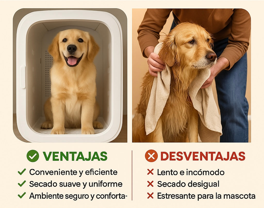 DOGMA DryCube — la cabina que seca a tu perro en minutos