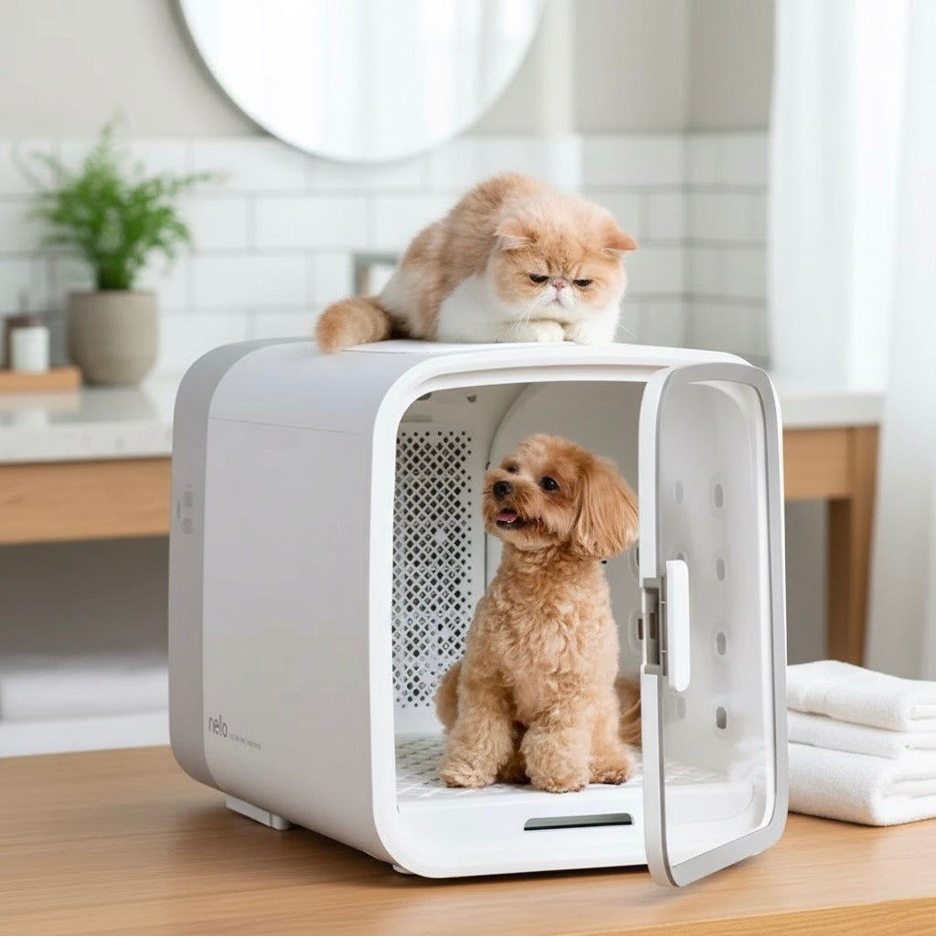 DOGMA DryCube — la cabina que seca a tu perro en minutos